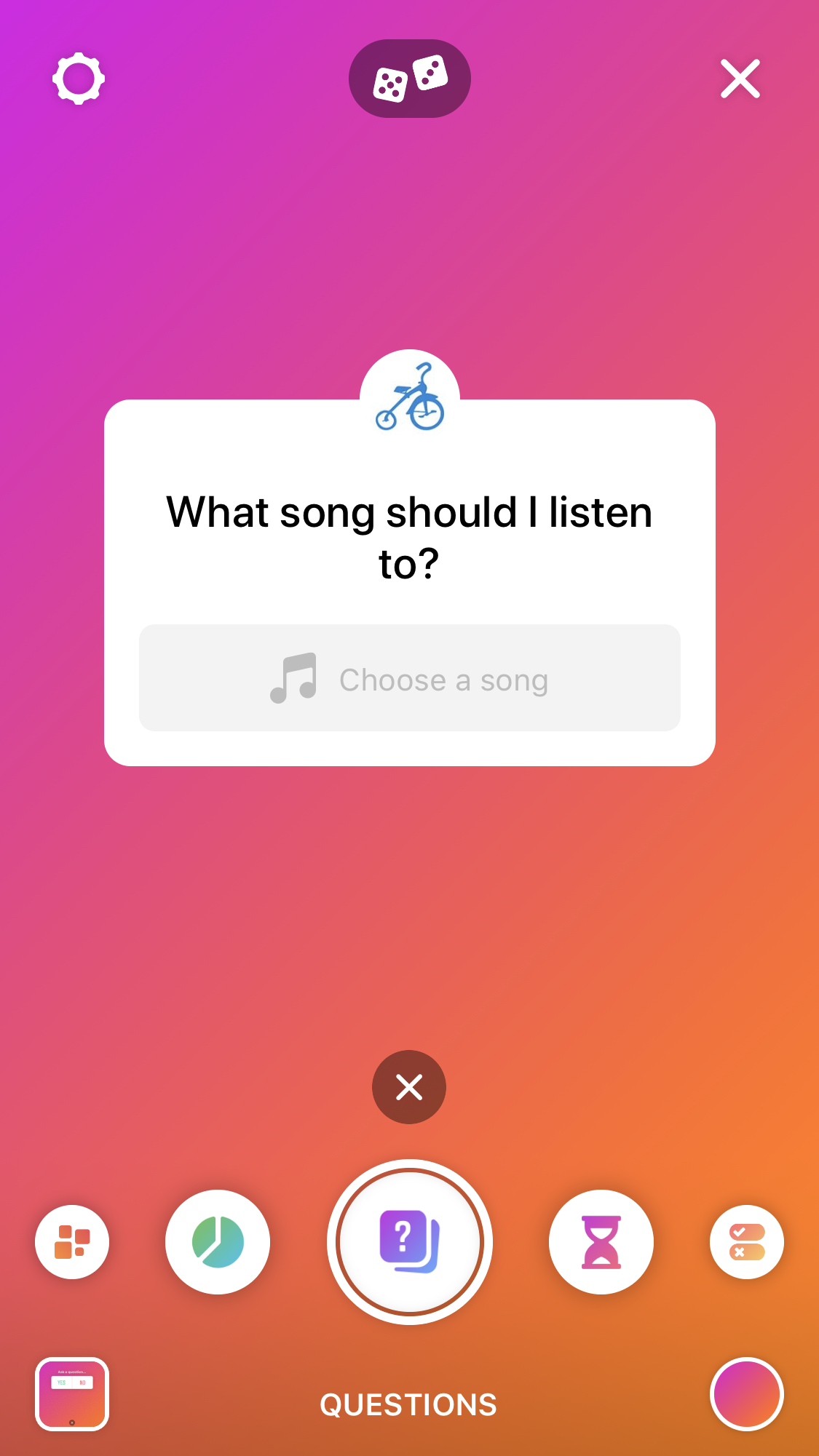 Instagram "Create" Mode - New Surveys