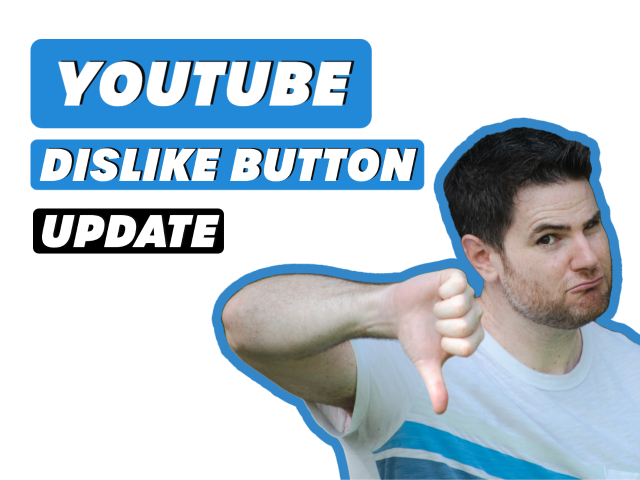 YouTube Dislike Button Update