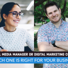 Should you hire a digital marketing coach or hire a part-time social media manager?